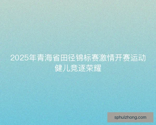 2025年青海省田径锦标赛激情开赛运动健儿竞逐荣耀